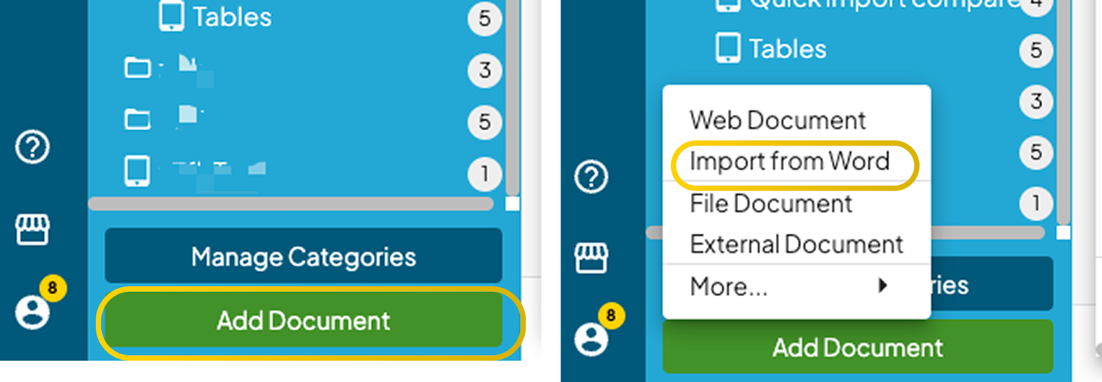 How to import a Word Document? (Quick Import) – Web Manuals